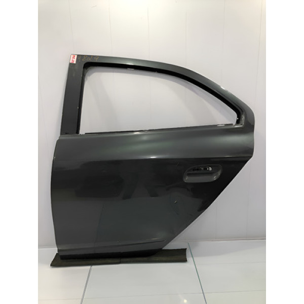 Porta Traseira Esquerda Chevrolet Onix 2017/2019 Com Detalhe - Traseira - Esquerda - Cinza-escuro