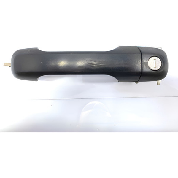 Maçaneta Externa Dianteira Esq Ford Ecosport 03/12 C/detalhe Preto