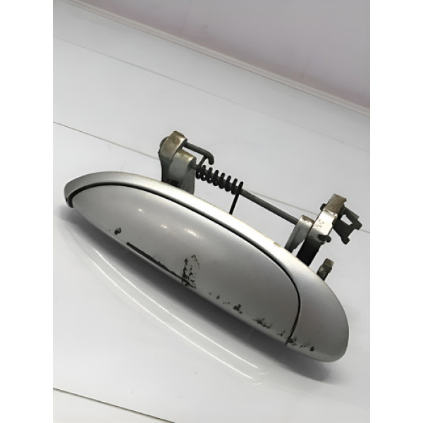 Maçaneta Externa Prata C/detalhe D.e Renault Logan 2013 Prateado