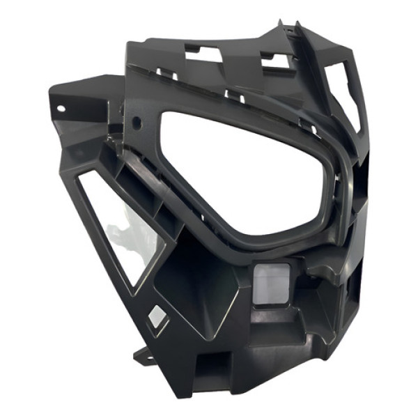 Moldura Farol De Milha Lado Esquerdo Volkswagen Nivus 21/23 Preto Direito