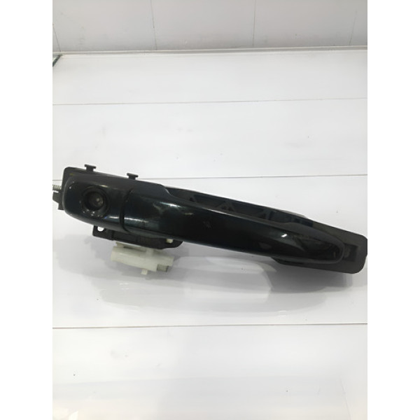 Maçaneta Externa Dianteira Esquerda Ford Fusion 06/09 C/deta Preto