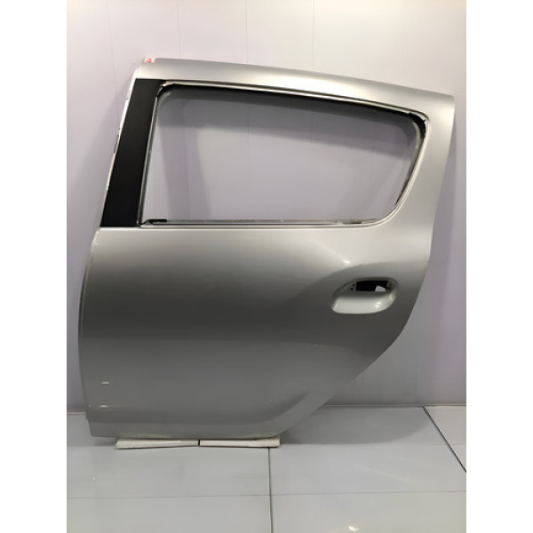 Porta Traseira Esquerda Renault Sandero 2015/2019 Traseira Esquerda Cinza