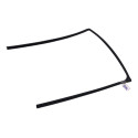 Borracha Canaleta Vidro Traseiro Esquerdo Onix Plus 20/23 Preto