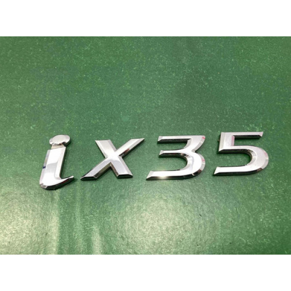 Emblema Ix35 Capo Traseiro Hyundai Ix35 2010