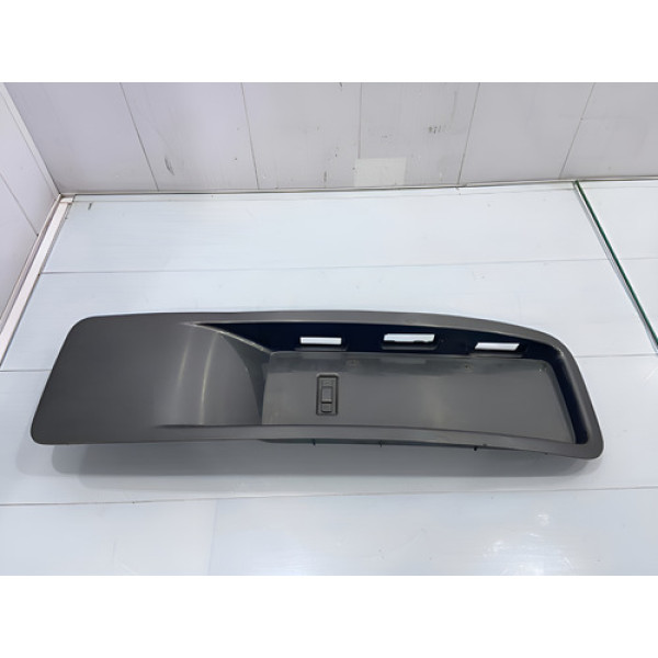 Suporte Moldura Placa Tampa Traseira Aircross 2015/2021 Preto