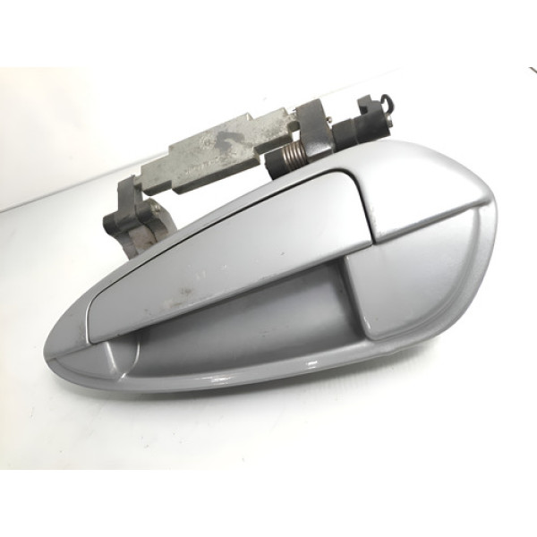 Maçaneta Externa Porta Traseira Esquerda Fiat Punto 09/18 Prateado