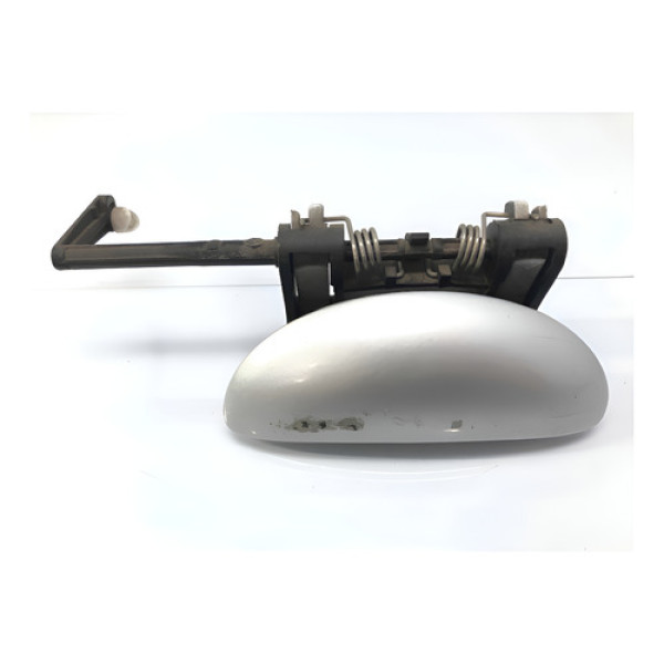 Maçaneta Externa Dianteira Direita Peugeot 207 07/15 C/det Prateado