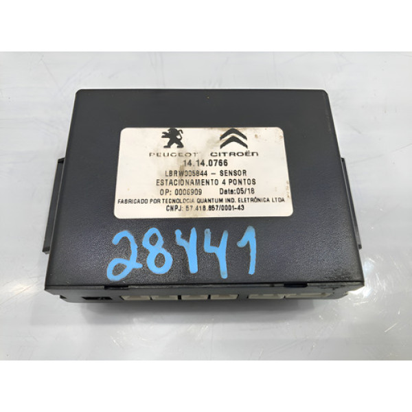 Módulo Central Sensor Estacionamento Citroen C3 2012/2021 Preto