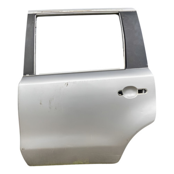 Porta Traseira Esquerda Nissan Grand Livina 2008/2015 51827 Traseira Esquerdo Prateado