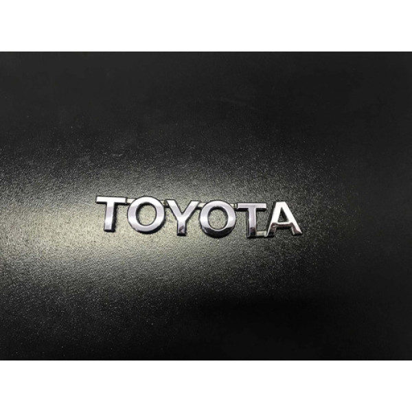 Emblema Capô Traseiro Escrita Toyota Corolla 2015/2021