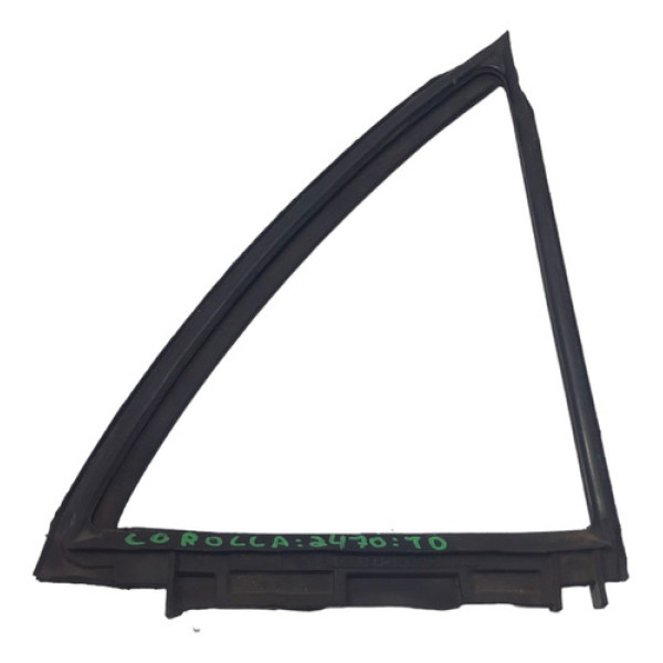 Borracha Vidro Fixo Traseira Direita Corolla 2009/2014 Preto