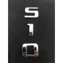 Emblema S10 Traseiro Chevrolet S10 2013/2016