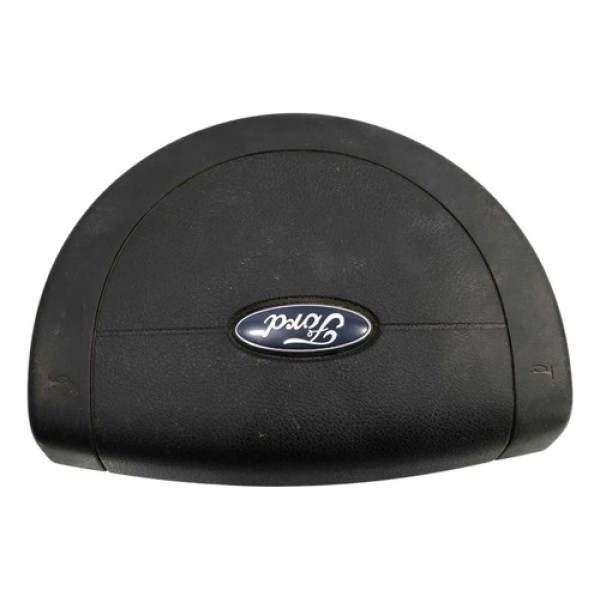 Capa Central Volante Ford Fiesta 2002/2014 12764 Preto